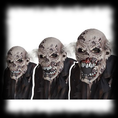 Animated Zombie Halloween Mask Ani-Motion for sale