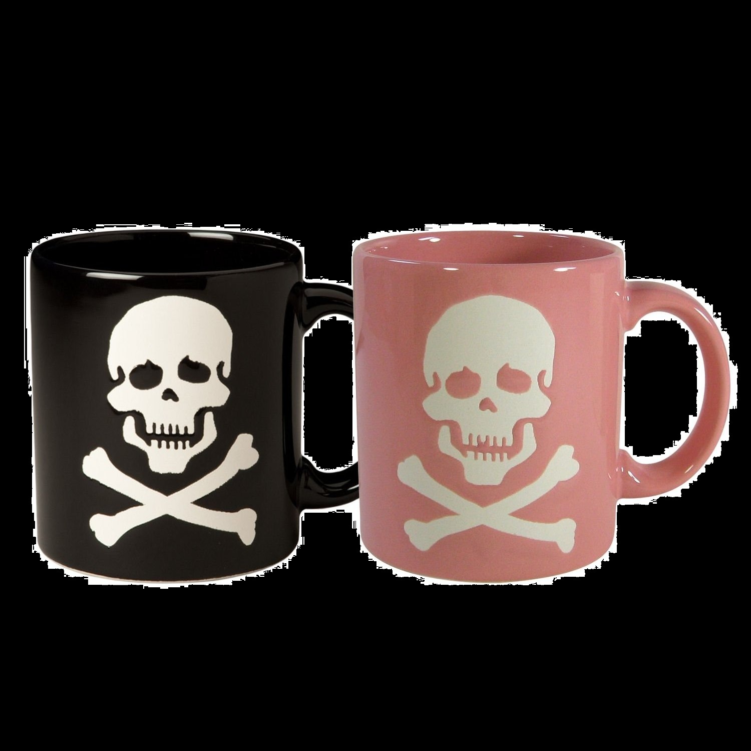Skull and Cross Bones Halloween Mugs