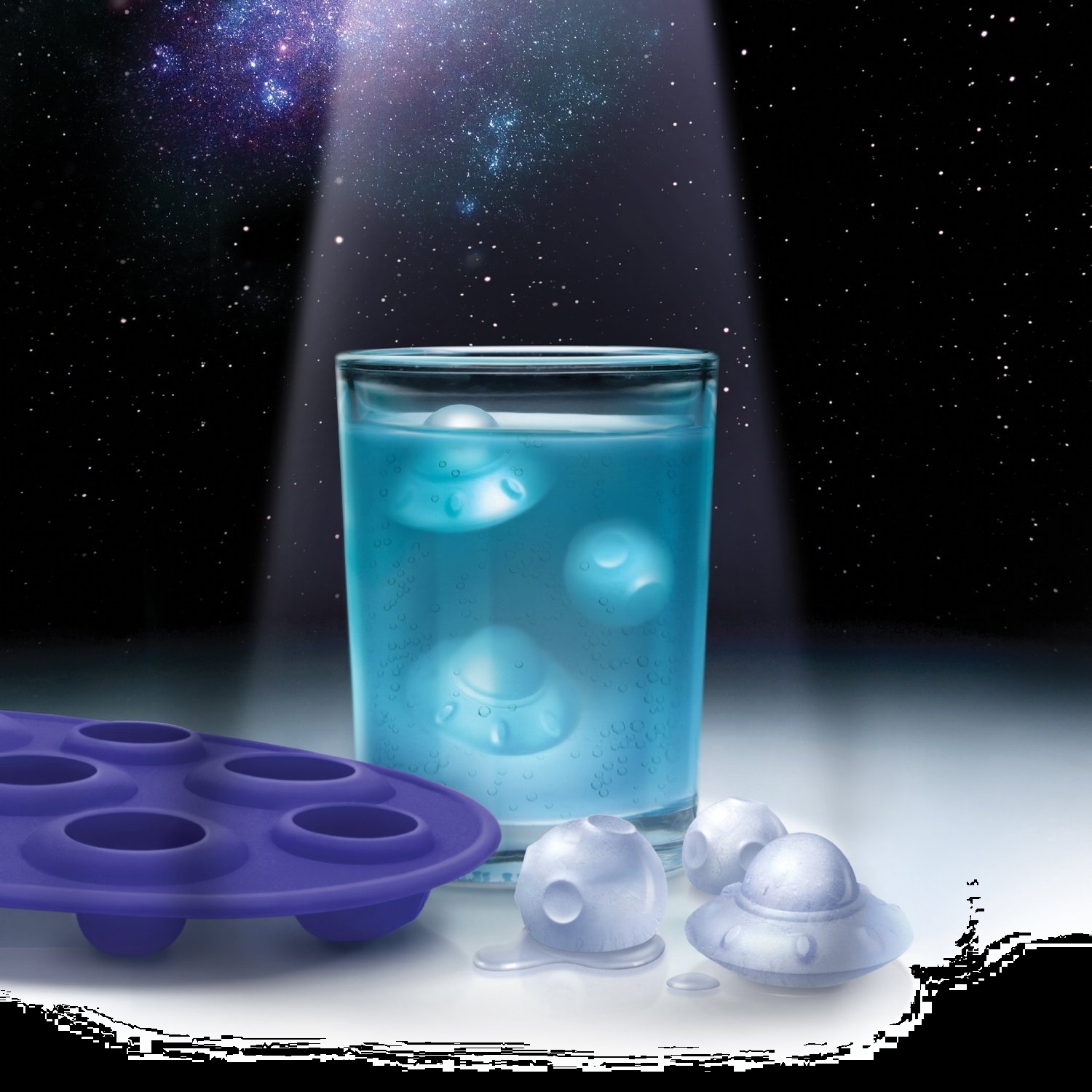 Top Halloween Candy UFO Flying Saucer Ice Tray