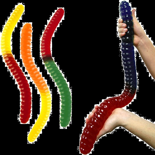 Top Halloween Candy Mutant Giant Gummy Worms