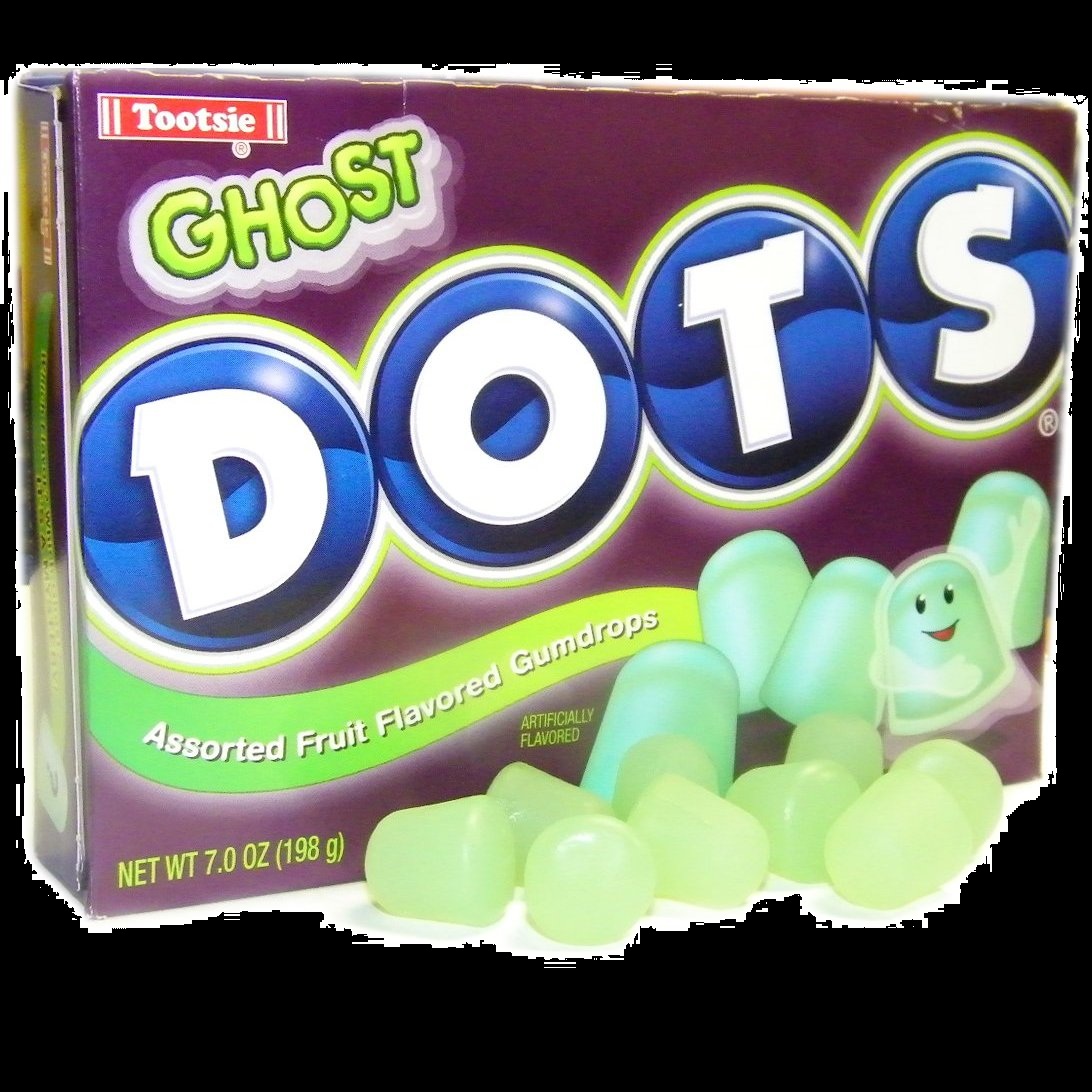 Top Halloween Candy Ghost DOTS