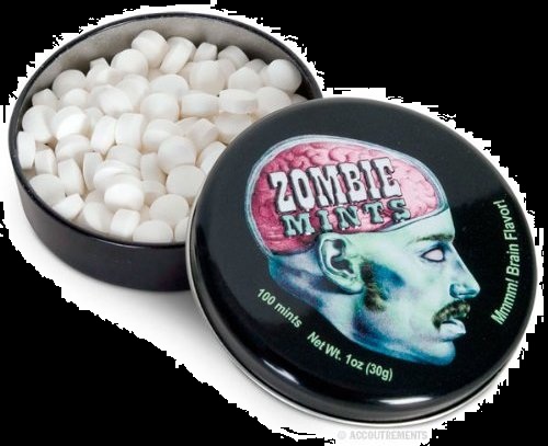 Top Halloween Candy Zombie Brains Mints