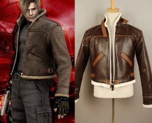 Resident Evil Coat Leon Kennedy Costume Cosplay for Sale